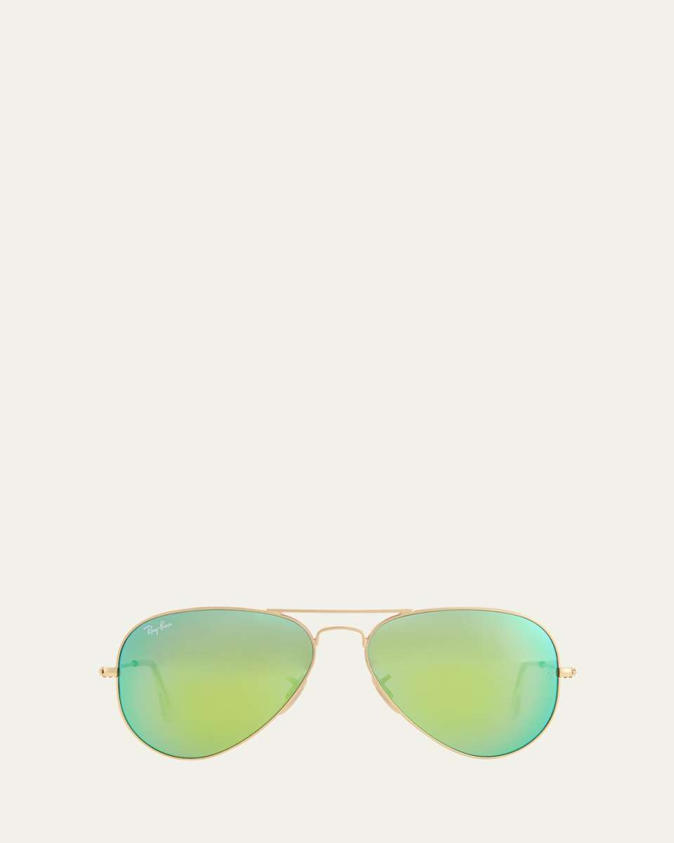 Mirrored Aviator Sunglasses